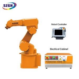 SZGH-T750-B-6: ذراع روبوت صغير الحجم ذو 6 محاور — حمولة 6 كجم | وصول 750 ملم | تصميم محسن للمساحة