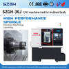 Tornio CNC a letto inclinato SZGH-36J | Capacit&agrave; della barra da 35 mm | Precisione di &plusmn;0,01 mm