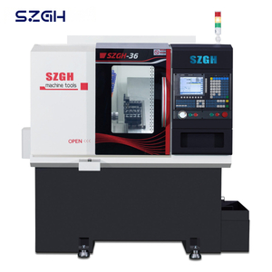 SZGH-36J 경사 침대 CNC 선반 | 35mm 바 용량 | &plusmn;0.01mm 정밀도