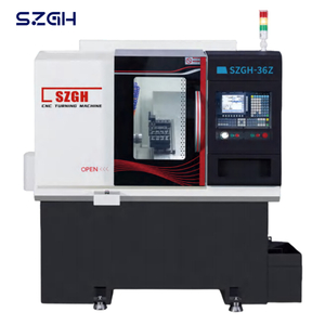 مخرطة CNC ذات السرير المائل SZGH-36Z | سعة البار 35 ملم | &plusmn; 0.01 مم الدقة