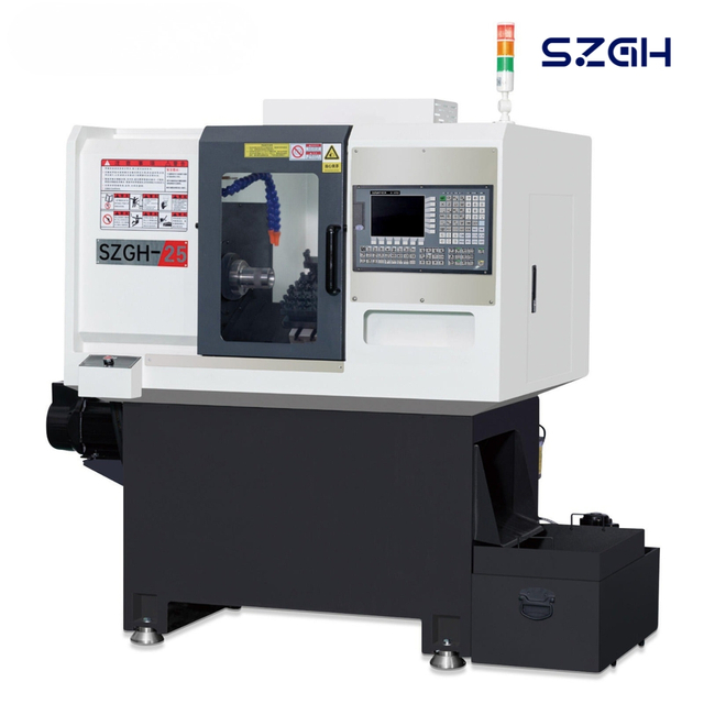 SZGH-25 경사 침대 CNC 선반 | 25mm 바 용량 | &plusmn;0.01mm 정밀도