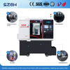 مخرطة CNC ذات السرير المائل SZGH-36J | سعة البار 35 ملم | &plusmn; 0.01 مم الدقة